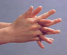 手指衛生（手洗い）の手順04